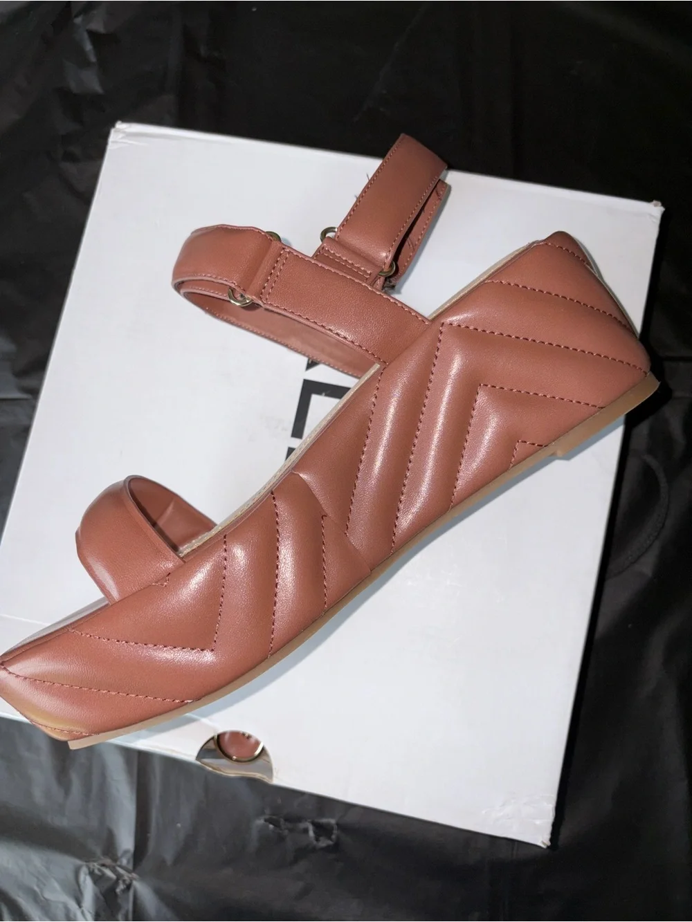 Aldo Quilted Light Mauve Platform Sandals, NWOT, Sz 8.5